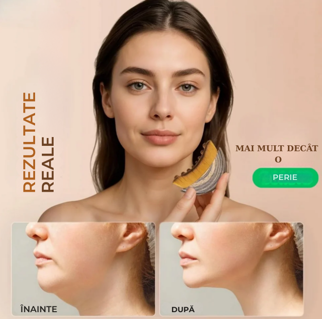 Perie NATURALA Masaj Limfatic