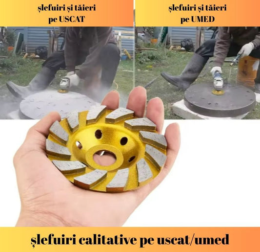 Disc Diamant Universal pentru șlefuit
